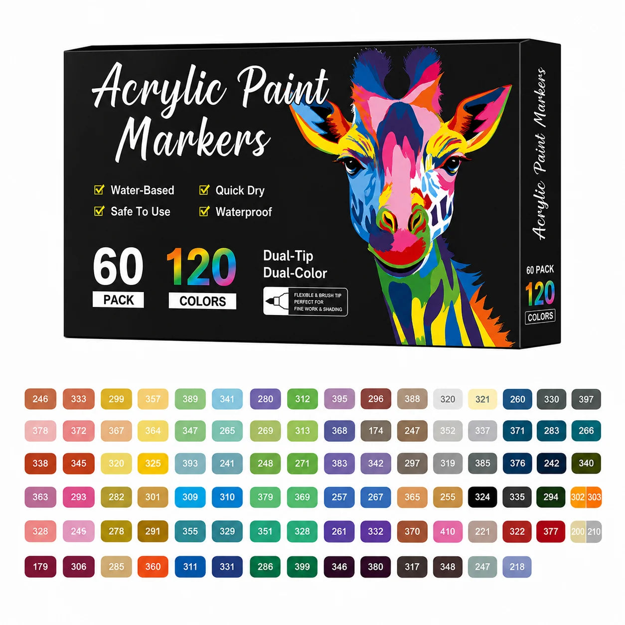 Rotuladores acrílicos 24 colores