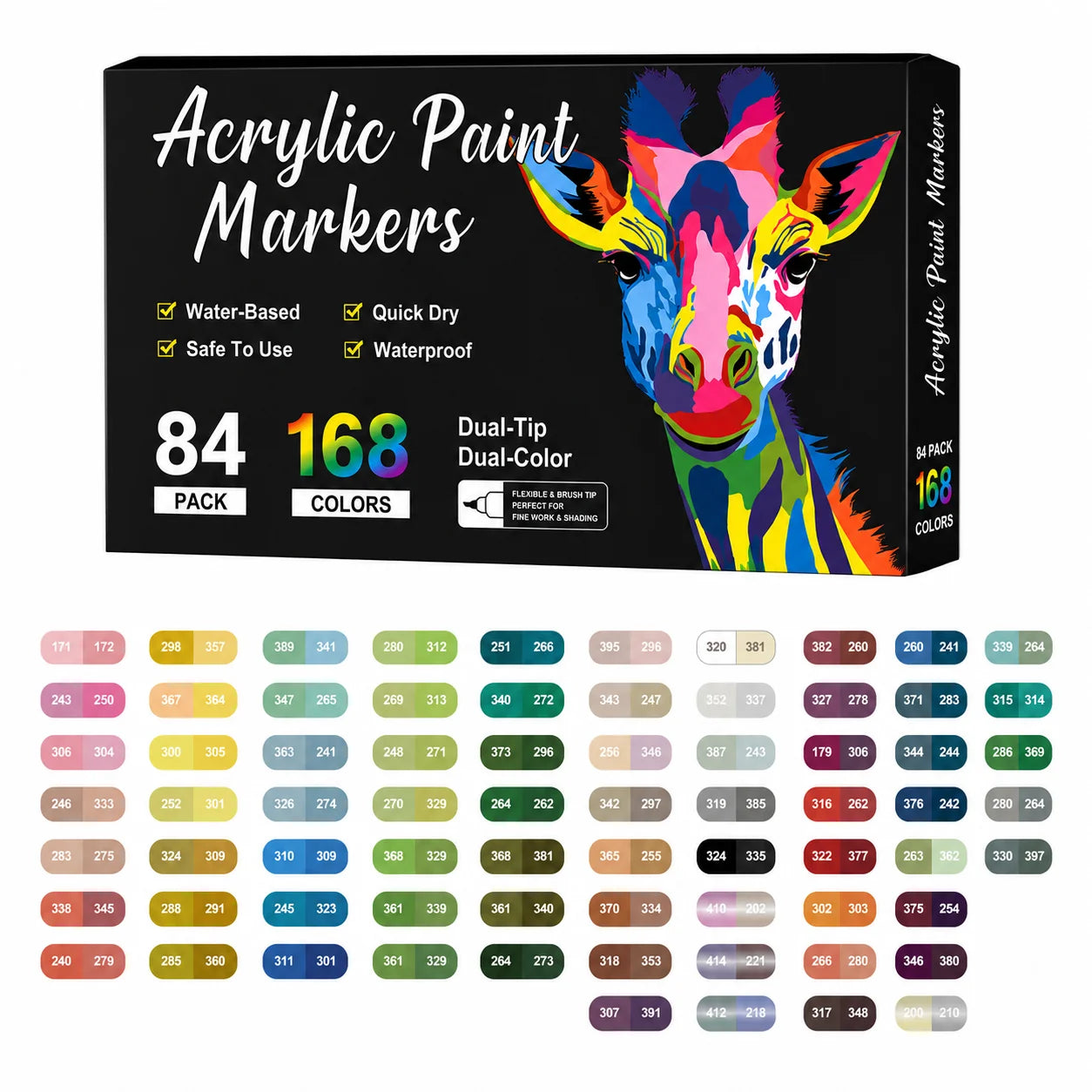 Rotuladores acrílicos 24 colores