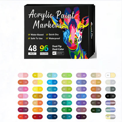 Rotuladores acrílicos 24 colores