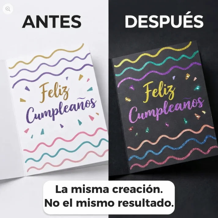 Rotuladores con efecto shimmer y purpurina —  GlowArt™