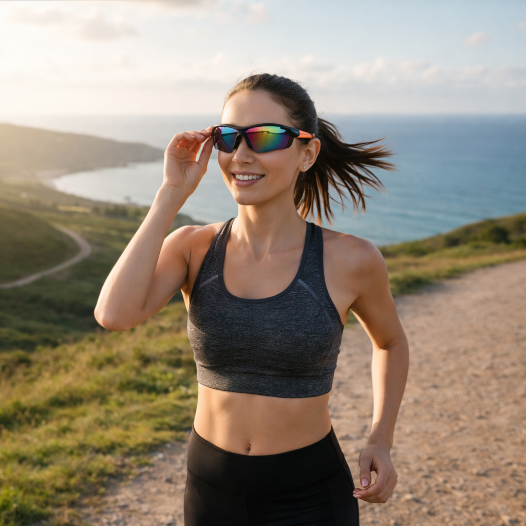 Lunettes de sport en extérieur