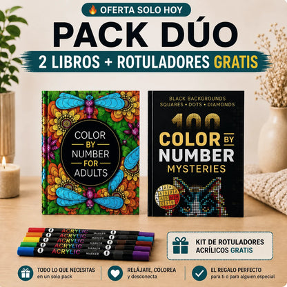 Libro para Colorear por Números - Adultos